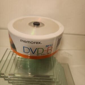 NIP Memorex DVD-R 30 Pack